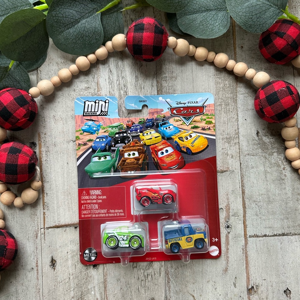 Pixar Diecast Cars Mini Racers 3-Pack